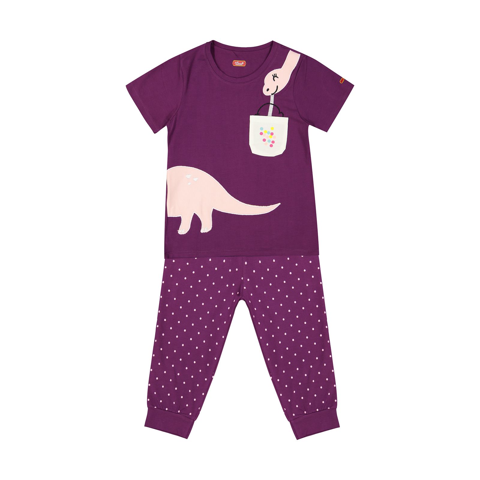 ست تی شرت و شلوارک دخترانه مادر مدل 2041100-54 -  - 9