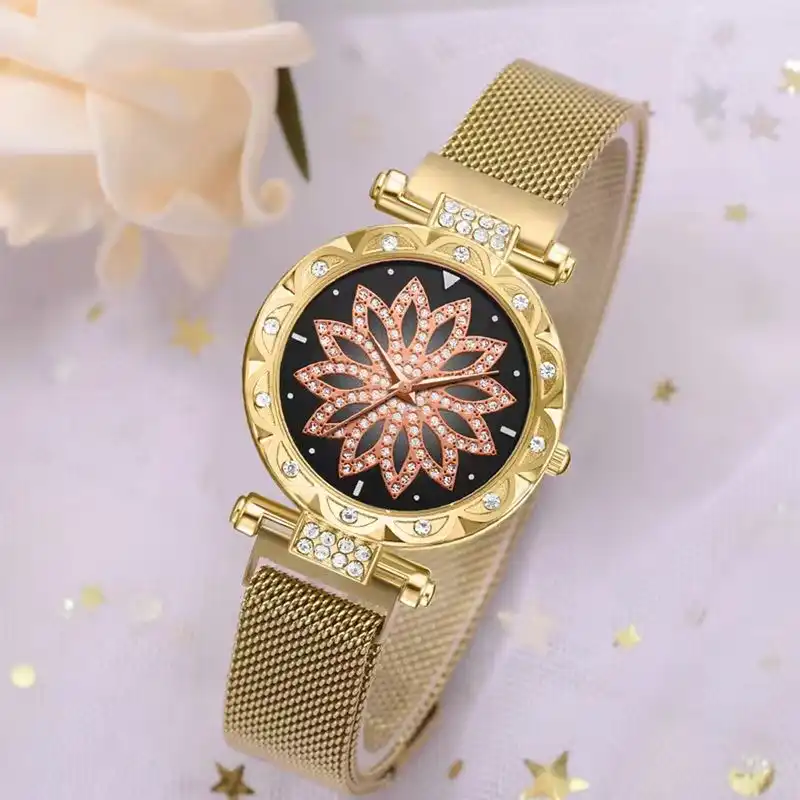 ساعت مچی عقربه ای زنانه مدل چرخشی کد tala1