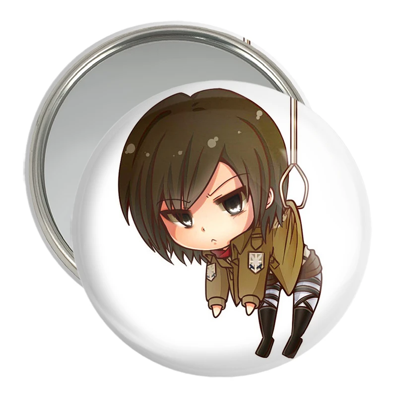 آینه جیبی خندالو مدل میکاسا انیمه اتک آن تایتان Attack on Titan کد 18561