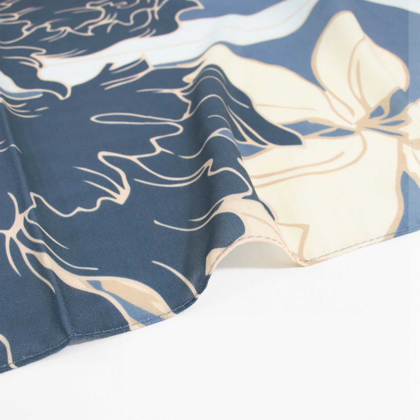 شال زنانه مدل نخ ابریشم بهاری طرح دار کد 2109 -  - 8