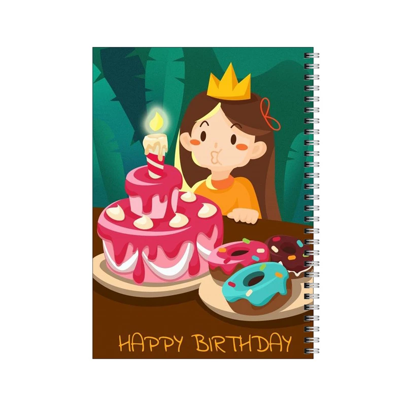 دفتر مشق 50 برگ بامبیلیپ طرح تولدت مبارک  کد 7612729