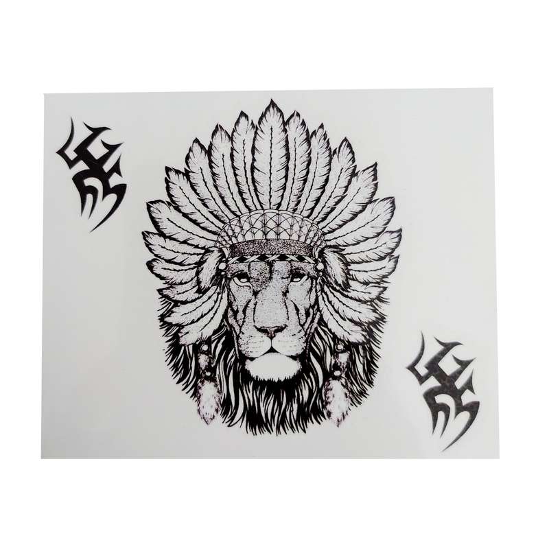 تتو موقت طرح شیر کد 55