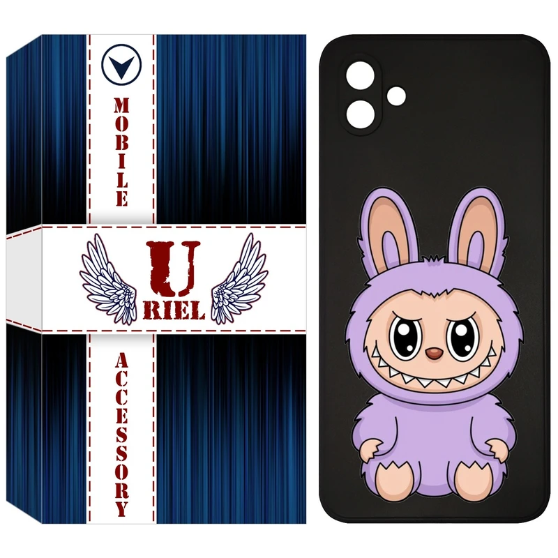 کاور یوریل قاب مدل KSH کد 130 طرح عروسک لبوبو مناسب برای گوشی موبایل سامسونگ Galaxy A05