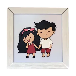تابلو ویترای طرح عاشقانه