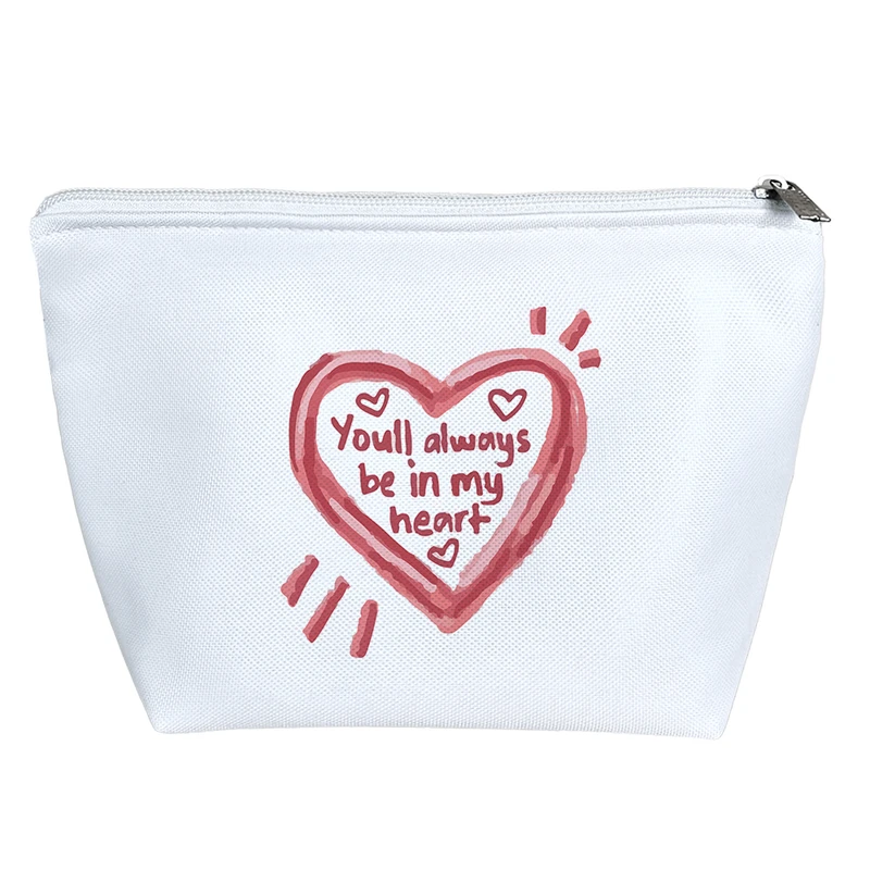 کیف لوازم آرایش دخترانه خندالو مدل همیشه در قلبم هستی کد 8325