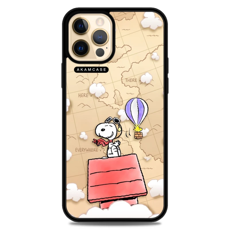 کاور آکام مدل AMC-WA12PRO-SNOOPY-24 مناسب برای گوشی موبایل اپل iPhone 12 Pro