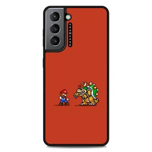 AKAM AMC-WSGS21-SUPER MARIO16 Cover For Samsung Galaxy S21