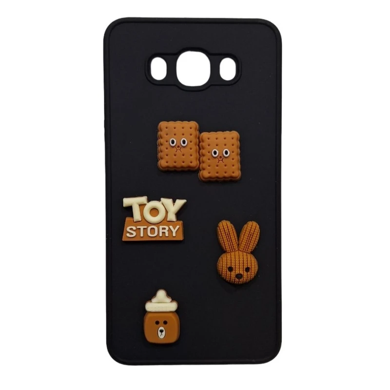 کاور طرح عروسک استوری برجسته مدل J510 مناسب برای گوشی موبایل سامسونگ Galaxy J5 2016 / J510