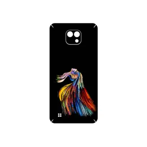 MAHOOT Rainbow Hair Digital Art Cover Sticker for LG X Cam
