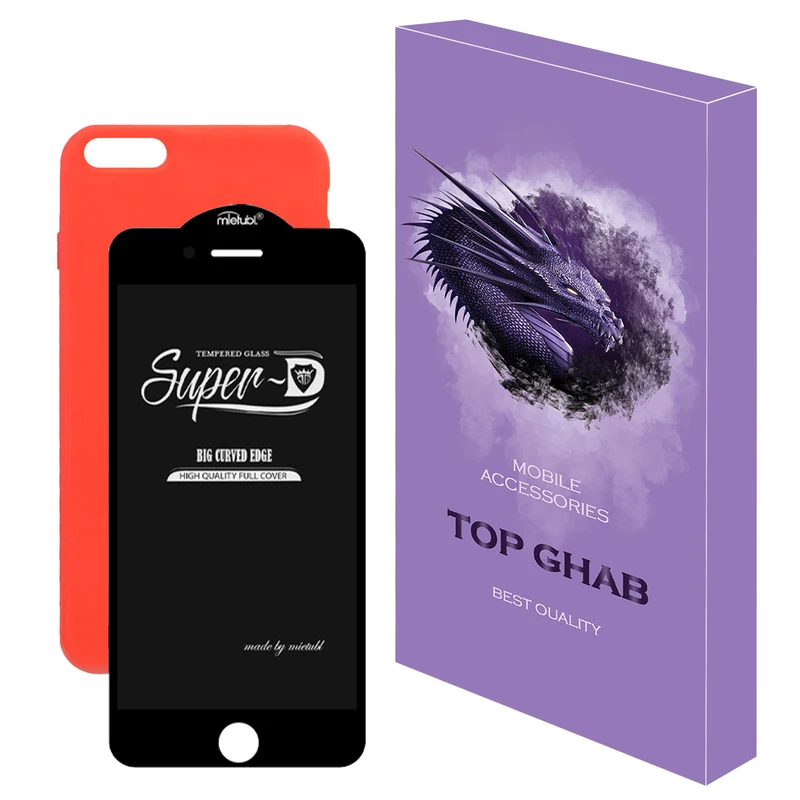 کاور تاپ قاب مدل 2SDB  مناسب برای گوشی موبایل اپل iPhone 6s Plus به همراه محافظ صفحه نمایش