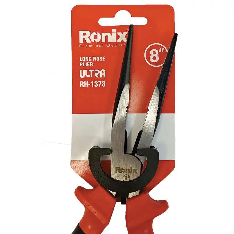 انبر دم باریک رونیکس مدل RH-1378 سایز 8 اینچ