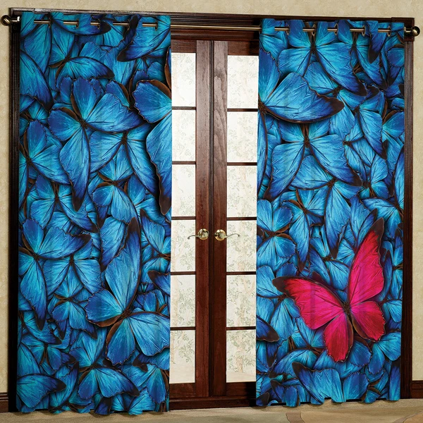 پرده مدل مخمل پانچی کد 6555 سایز 280x140 سانتی متر