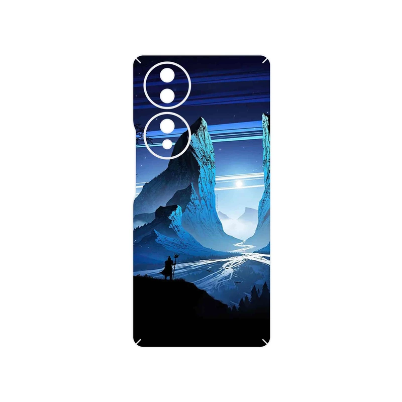 برچسب پوششی ماهوت مدل Blue Mountains Digital Art مناسب برای گوشی موبایل آنر 70