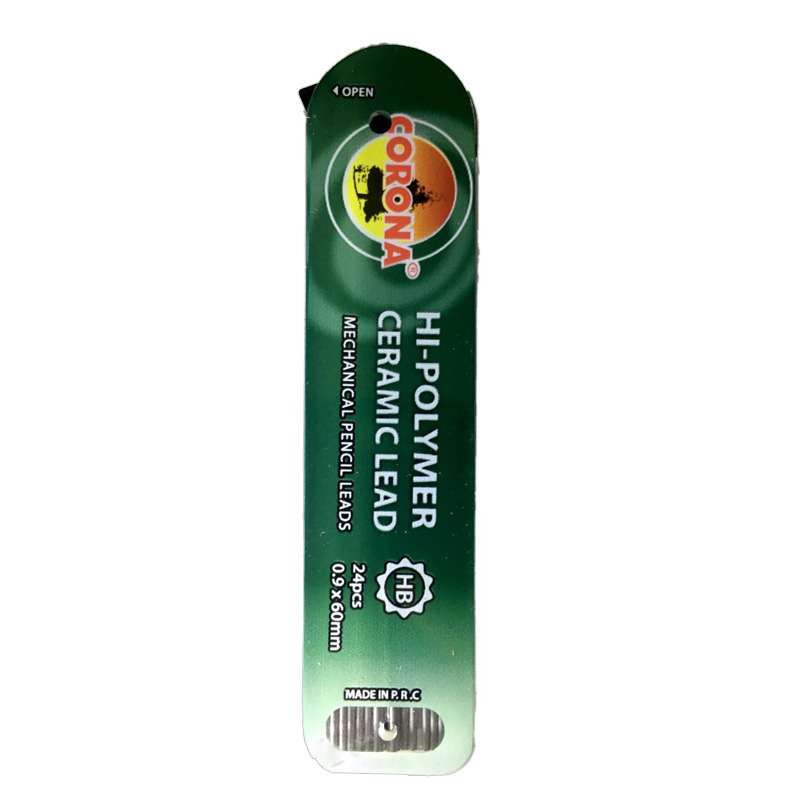 نوک مداد نوکی 0.9 میلی متری کرونا مدل HI-Polymer Ceramic نوک مداد نوکی 0.9 میلی متری کرونا مدل HI-Polymer Ceramic