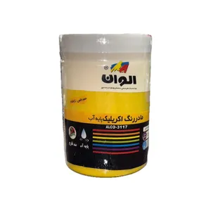 مادر رنگ اکریلیک زرد الوان کد 521 حجم ا لیتر 