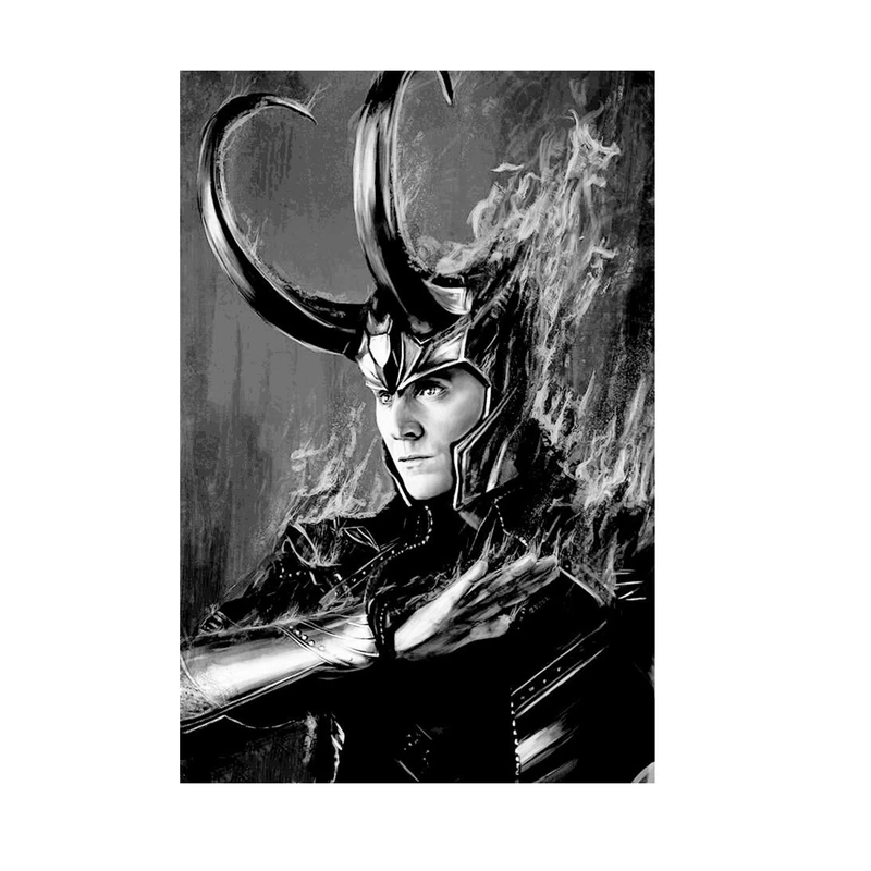 استیکر لپ تاپ و موبایل مدل سریال طرح لوکی Loki کد 2395