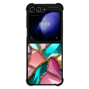 AKAM AMC-WSGZFLIP5-JWELERY-3 Cover For Samsung Galaxy Z Flip 5