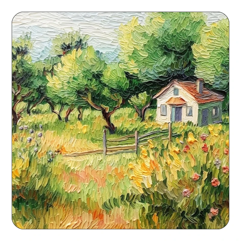 مگنت کاکتی طرح نقاشی رنگ روغن مدل mp73698