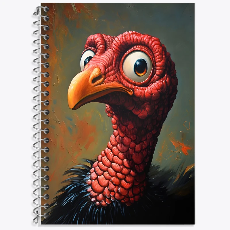 دفتر لغت 50 برگ خندالو طرح بوقلمون کد F6508