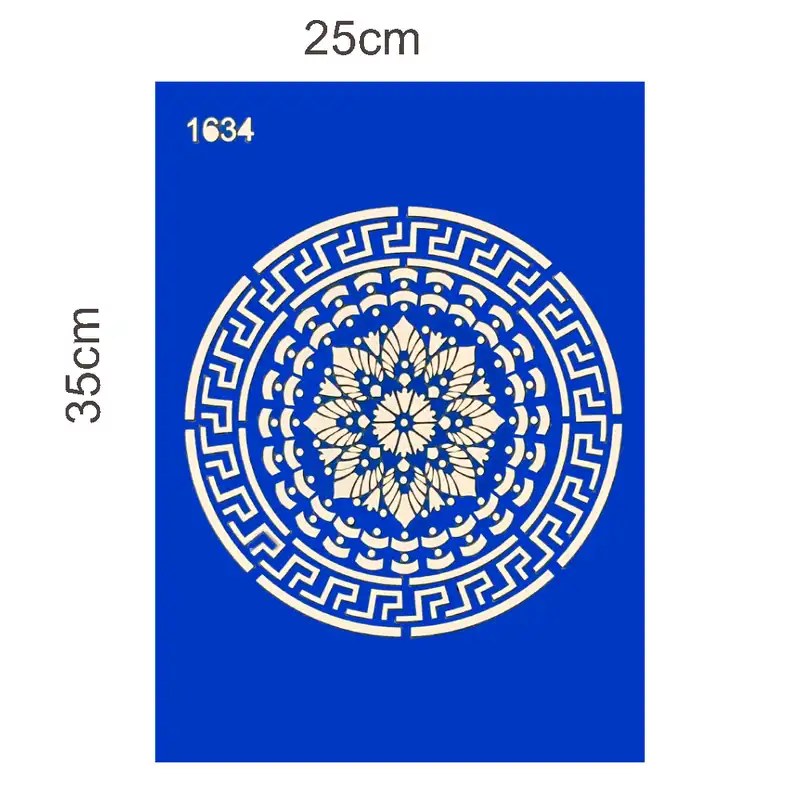 شابلون طرح ماندلا کد TS1634BB