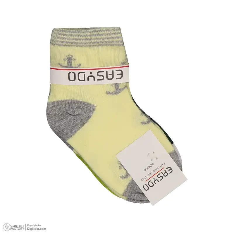 جوراب ساق کوتاه بچگانه ایزی دو مدل 16717508 بسته 3 عددی