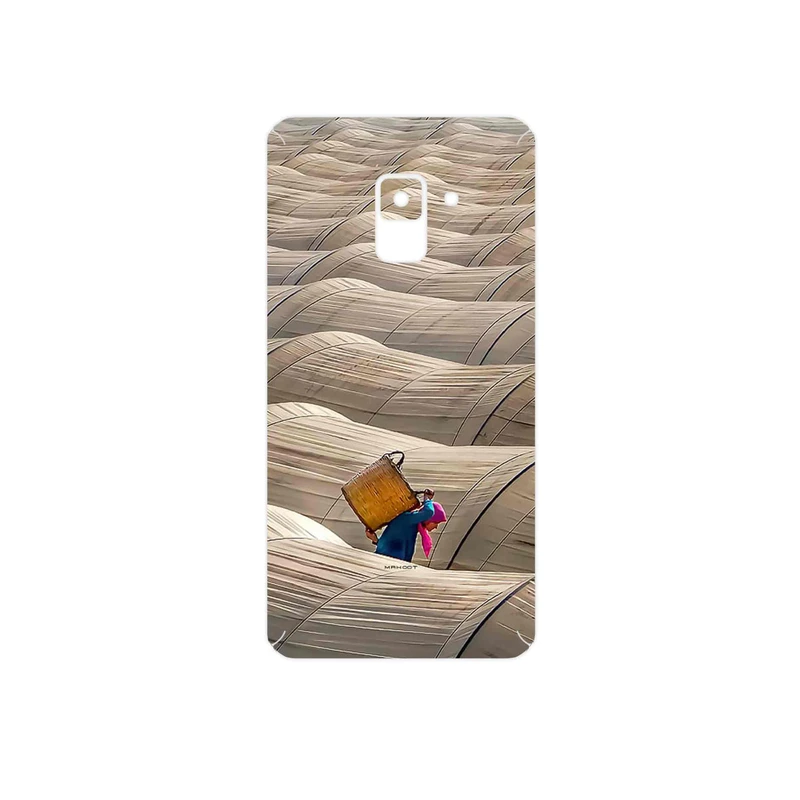 برچسب پوششی ماهوت مدل Strawberry Greenhouses مناسب برای گوشی موبایل سامسونگ Galaxy A8 2018
