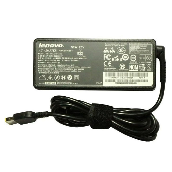 شارژر لپ تاپ 20 ولت 4.5 آمپر لنوو مدل ADLX90NLC3Aمناسب برای لنووThinkPad/Ultrabook/ Yoga۱۳ 