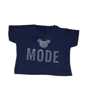 کراپ‌تاپ آستین کوتاه زنانه مدل میکی موس