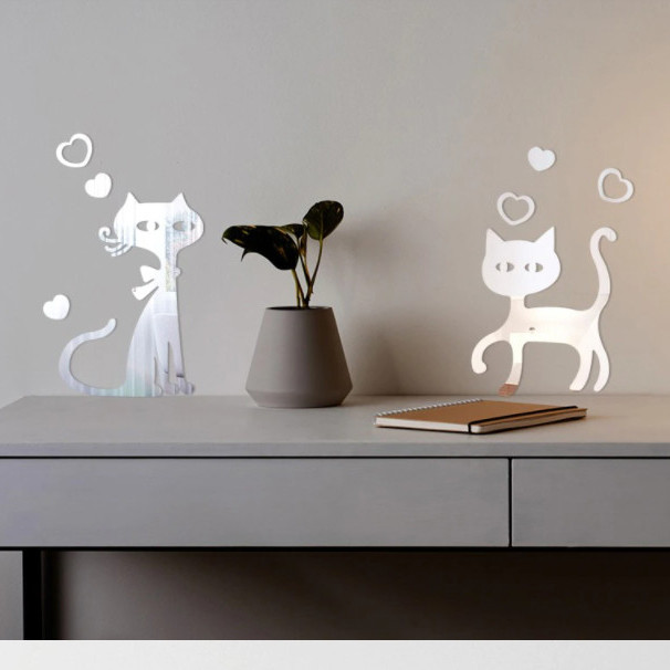 آینه آماتیس مدل گربه ها بسته 2 عددی