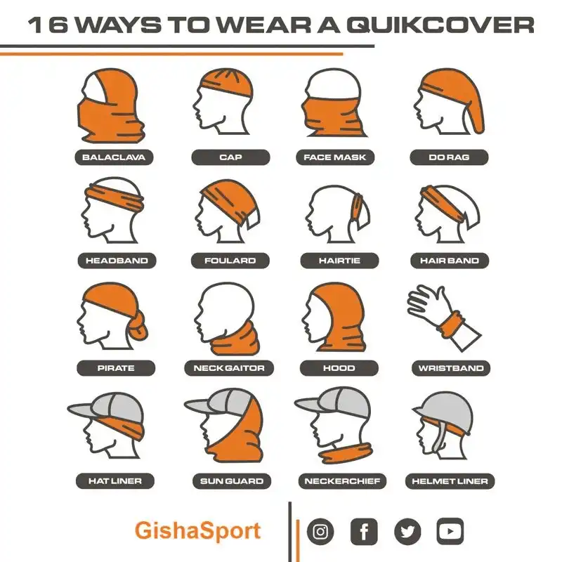 دستمال سر و گردن مدل GS-NJD-8140