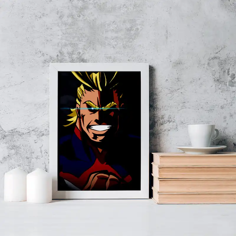 تابلو خندالو مدل آلمایت انیمه آکادمی قهرمان من کد 16158