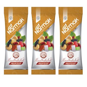 آجیل میوه نارمک 105 گرم بسته 3 عددی