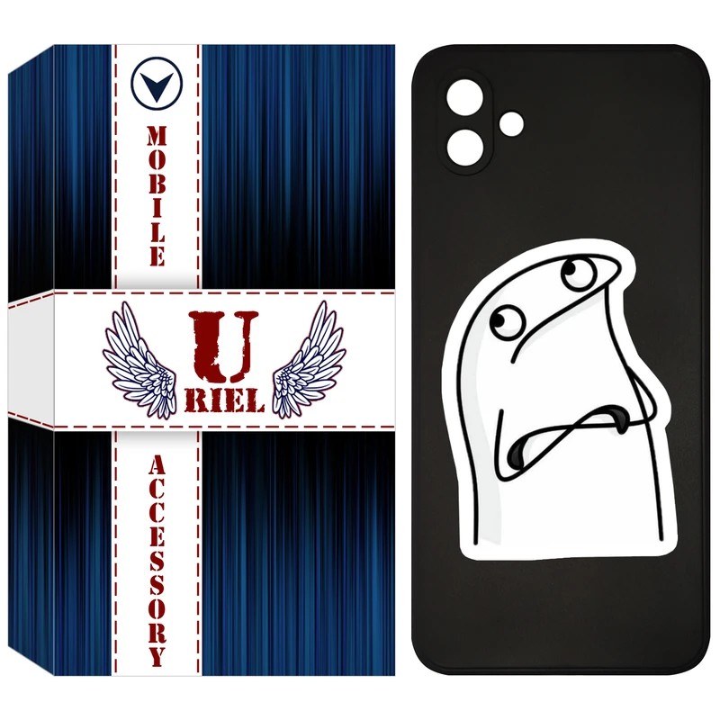 کاور یوریل قاب مدل KSH کد 80 طرح کلافه مناسب برای گوشی موبایل سامسونگ Galaxy A05