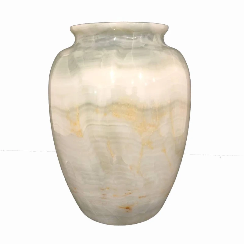 گلدان سنگی طرح مرمر مدل R36