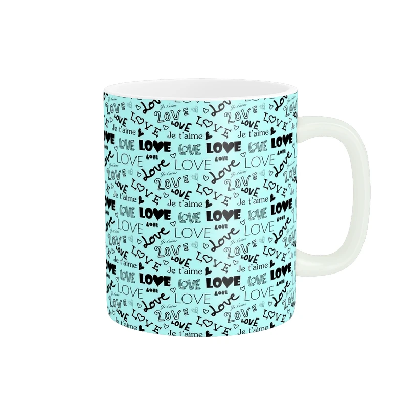 ماگ پاد آفرین طرح LOVE کد 3515