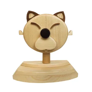 نگهدارنده عینک مدل  چوبی طرح گربه کد SG2204