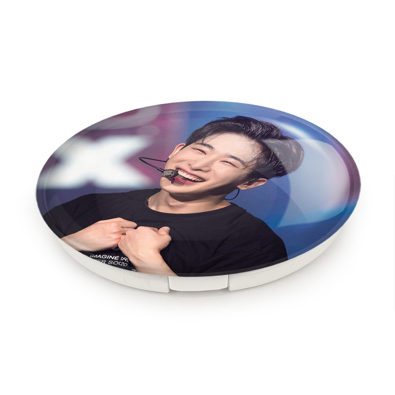 آینه جیبی خندالو طرح ونهو گروه مانستا اکس Monsta X مدل تاشو کد 21194