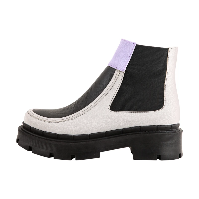 نیم بوت زنانه چرم رادیس مدل ستیلا کد M.MC-659-msk