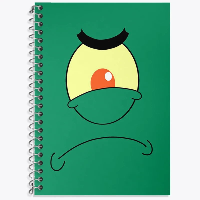 دفتر نت موسیقی 50 برگ خندالو طرح پلانکتون‌ باب اسفنجی کد N1945