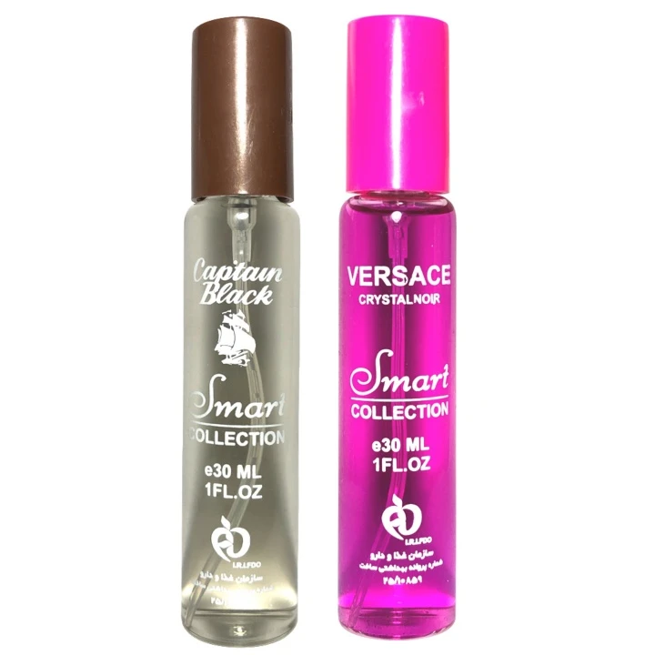 عطر جیبی اسمارت کالکشن مدل Varsace Captain Black حجم 30 میلی لیتر بسته 2 عددی