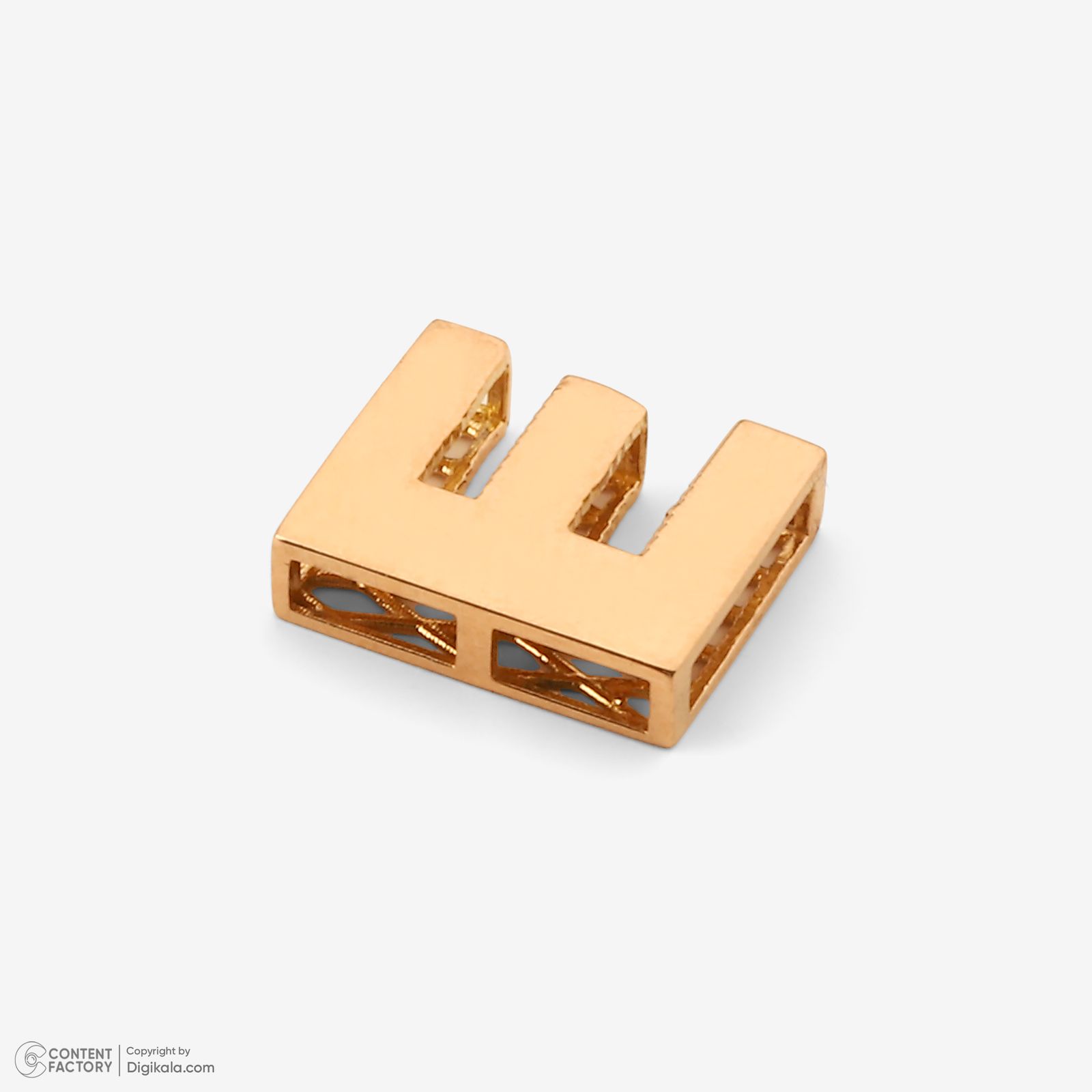 آویز گردنبند طلا 18 عیار زنانه مایا ماهک طرح حرف E کد MM2142 -  - 4