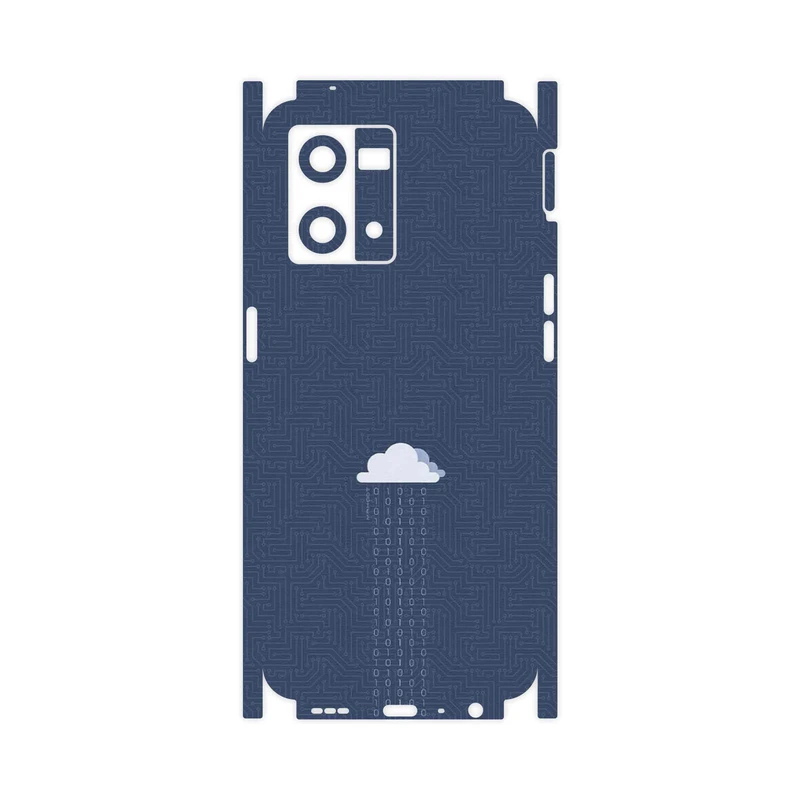 برچسب پوششی ماهوت مدل Minimal Data Cloud-FullSkin مناسب برای گوشی موبایل اپو Reno 8 4G