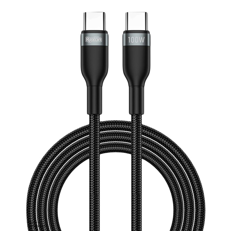 کابل تبدیل USB-C رکسین مدل Rex-C017 طول 1.2 متر