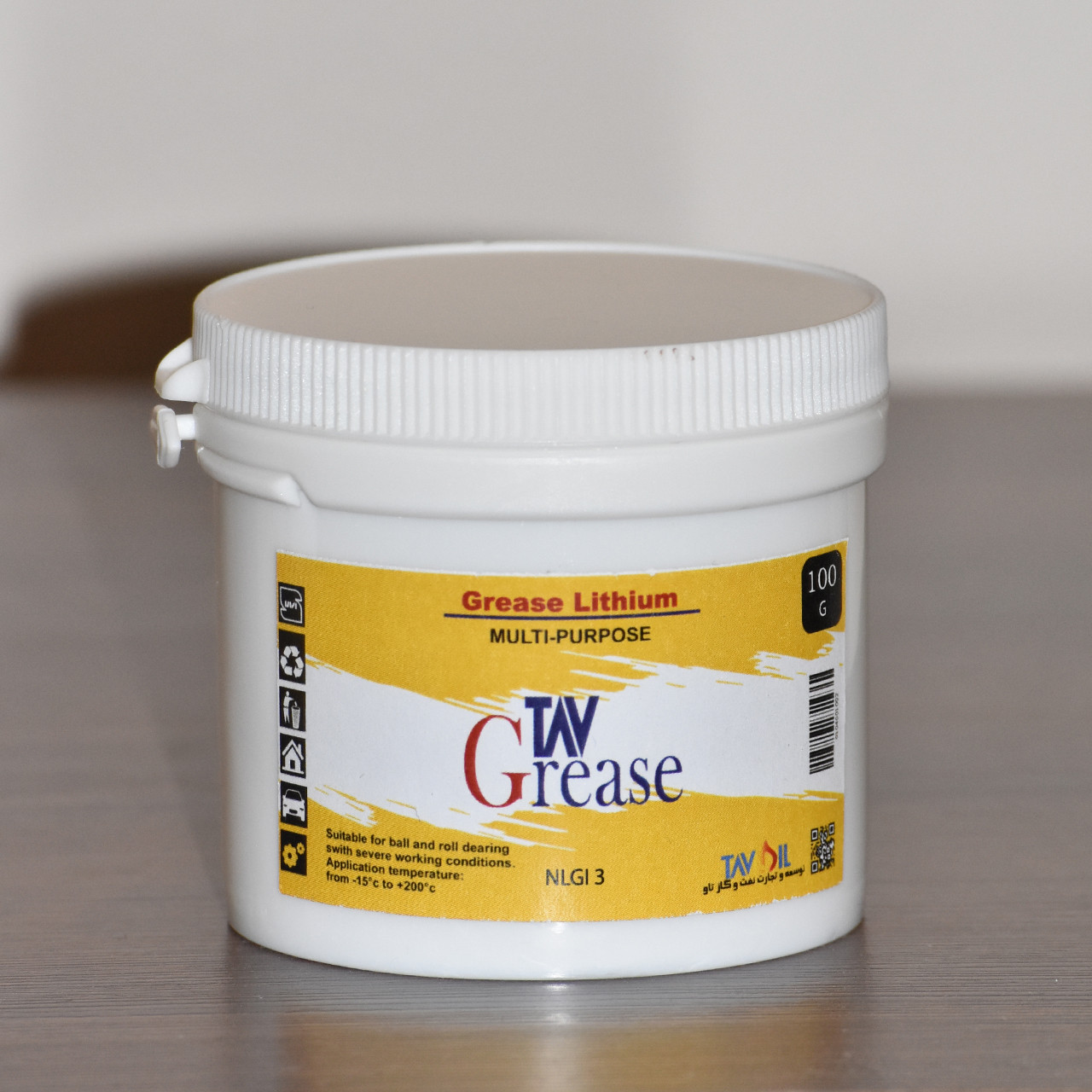 گریس تاوگریس  مدل NLGI3 وزن 100 گرم