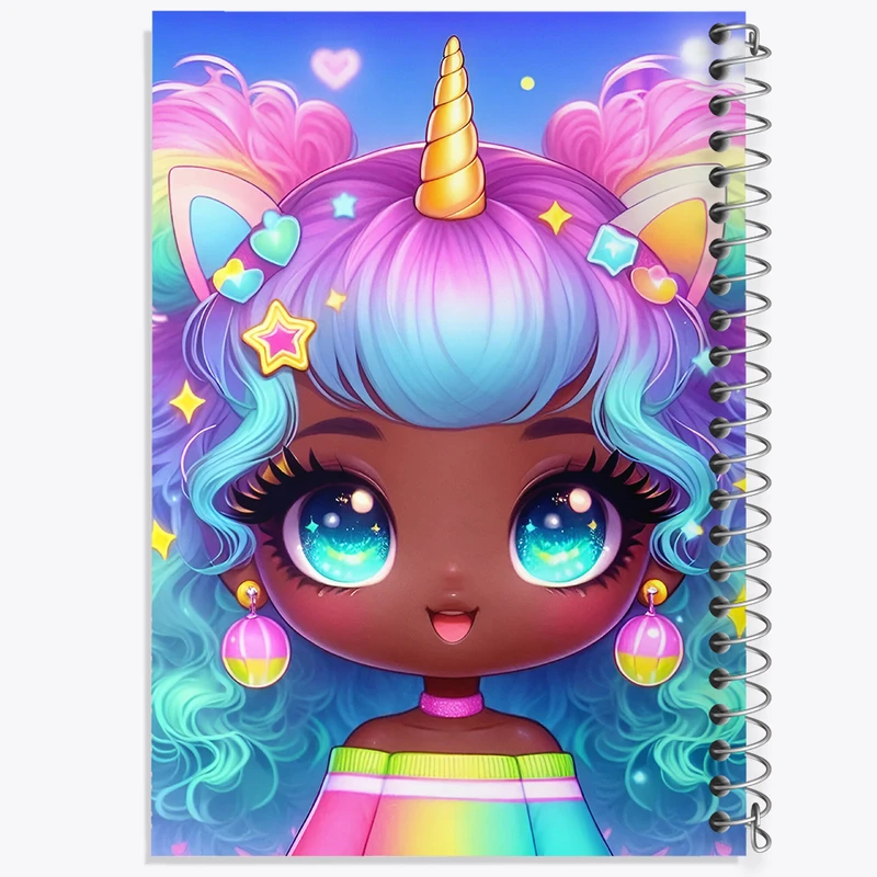 دفتر نقاشی 50 برگ خندالو طرح دخترانه کیوت کد F6055