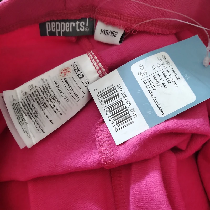 عکس شماره 4 : شلوار دخترانه پیپرتس مدل داخل کرک smb185