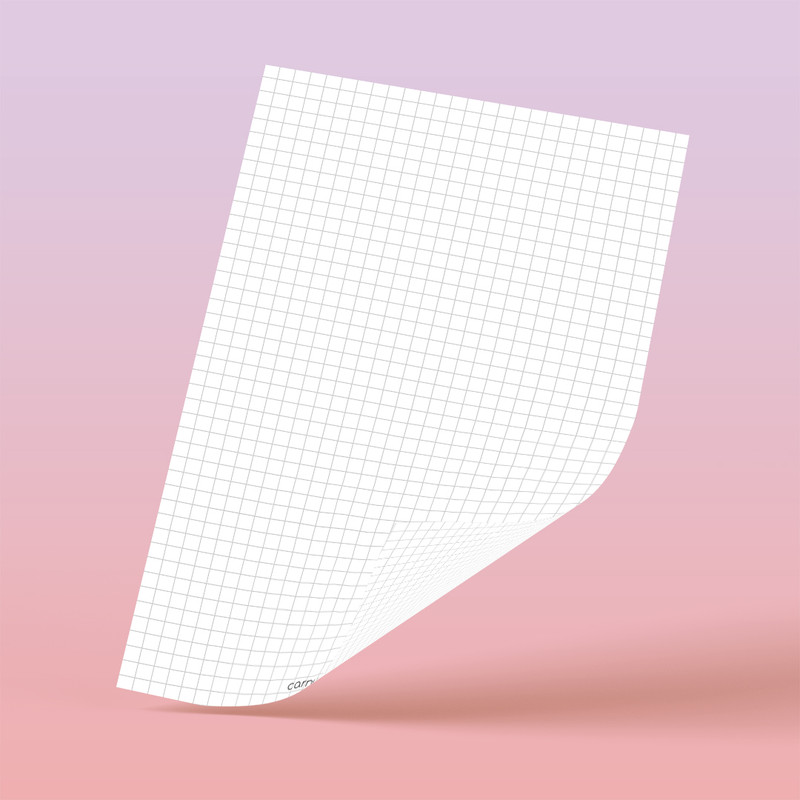 كاغذ شطرنجي A4 کارنیکا طرح graph بسته 50 عددي