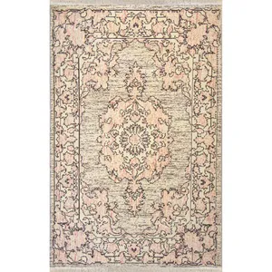 فرش ماشینی الیت طرح کهنه‌نما مدل S407-2