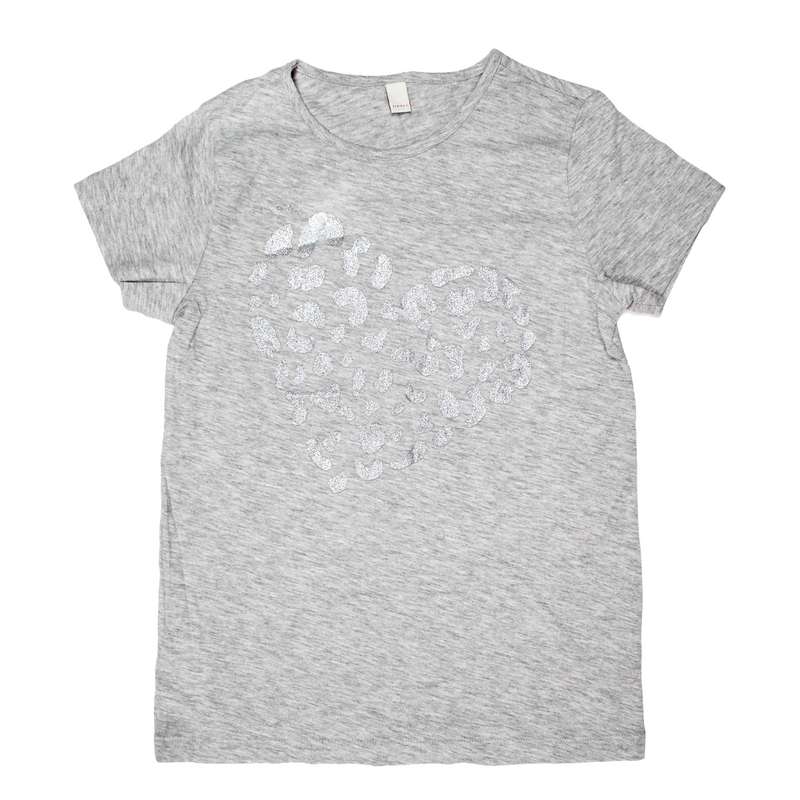 تی شرت آستین کوتاه دخترانه اسپریت مدل قلب T