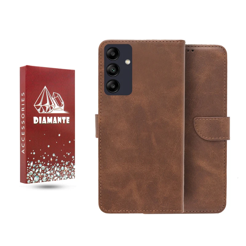  کیف کلاسوری دیامانته مدل چرم مناسب برای گوشی موبایل سامسونگ Galaxy S23 FE